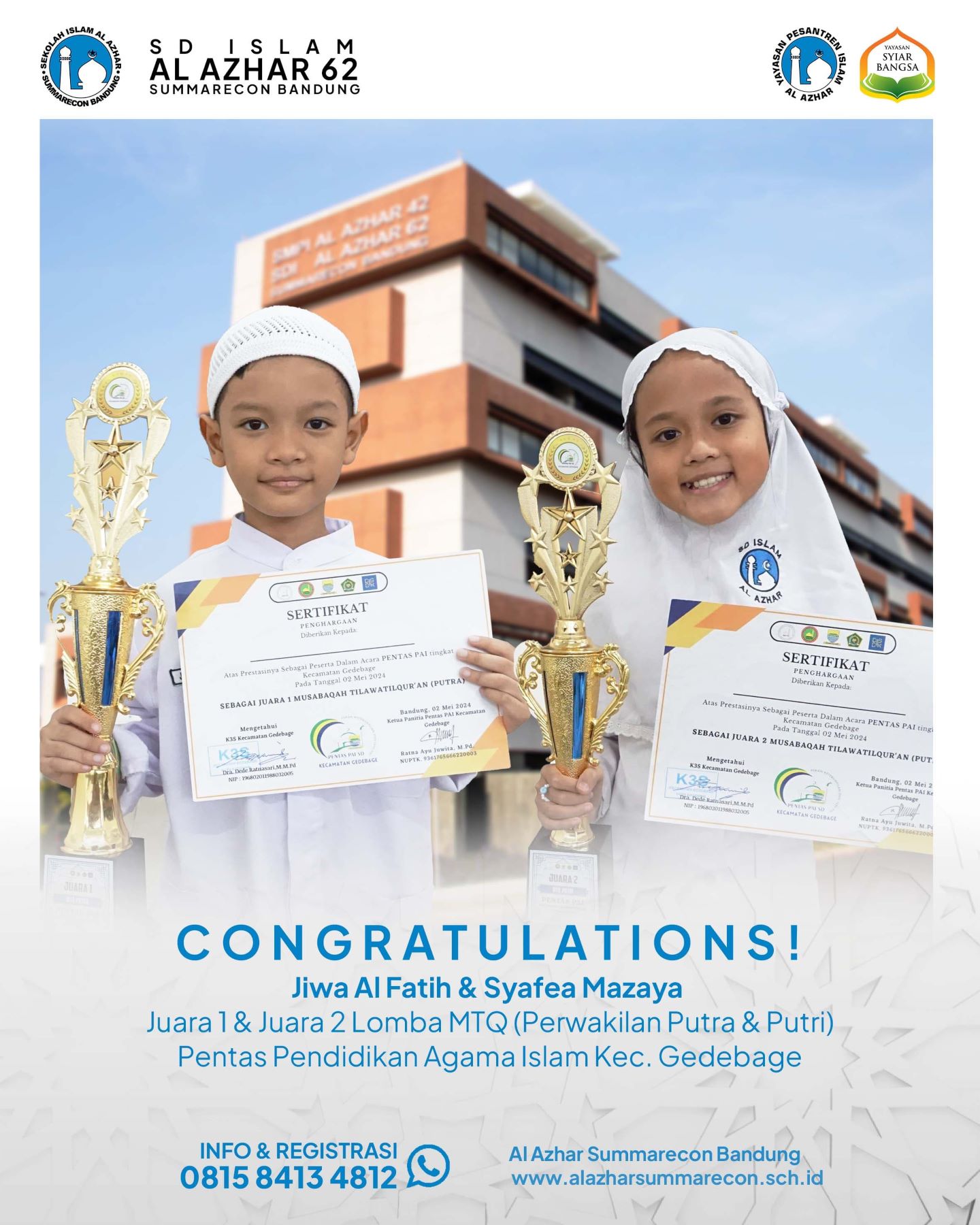 Juara 1 & Juara 2 Lomba MTQ